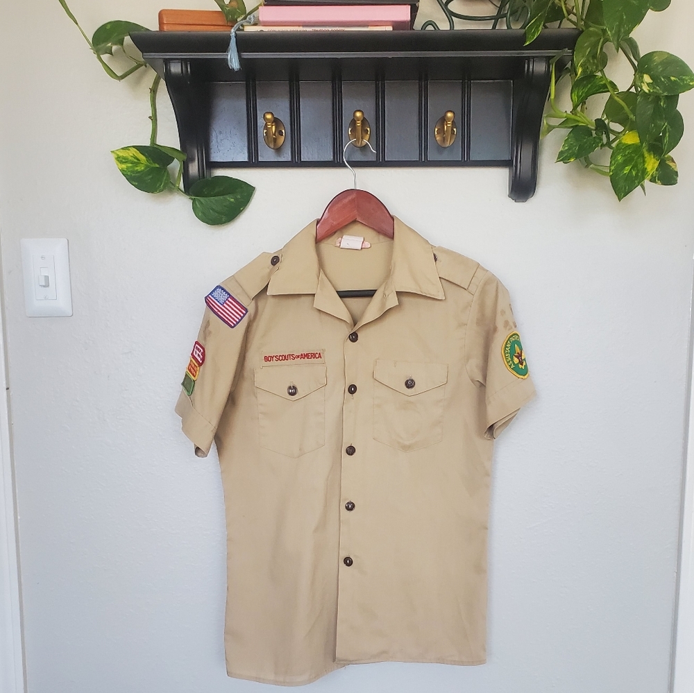 one of a kind 1980s vintage scouts shirt
